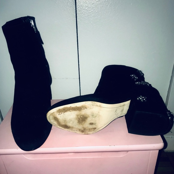 Sam Edelman Black/Crystal Booties - Picture 3 of 4